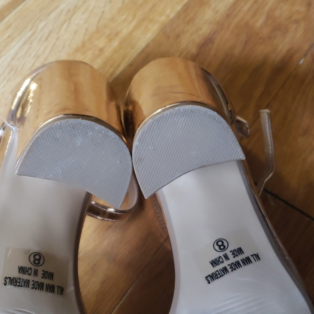 Rose gold high heels - Picture 7 of 8